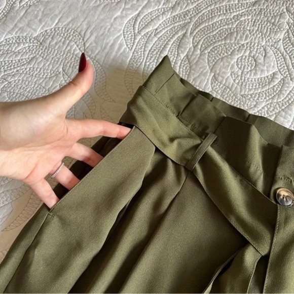 Madewell Drapey Paperbag Pants - Picture 8 of 8